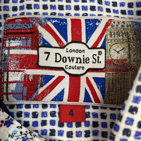 7 Downie St. Long Sleeve Contemporary Fit Button Up Sport Dress Shirts M (4) - Picture 10 of 15